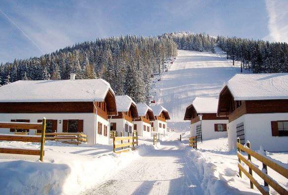 Chalets & cabins in the alps for christmas 2017