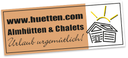 huetten.com Almhütten & Chalets Urlaub urgemütlich Logo